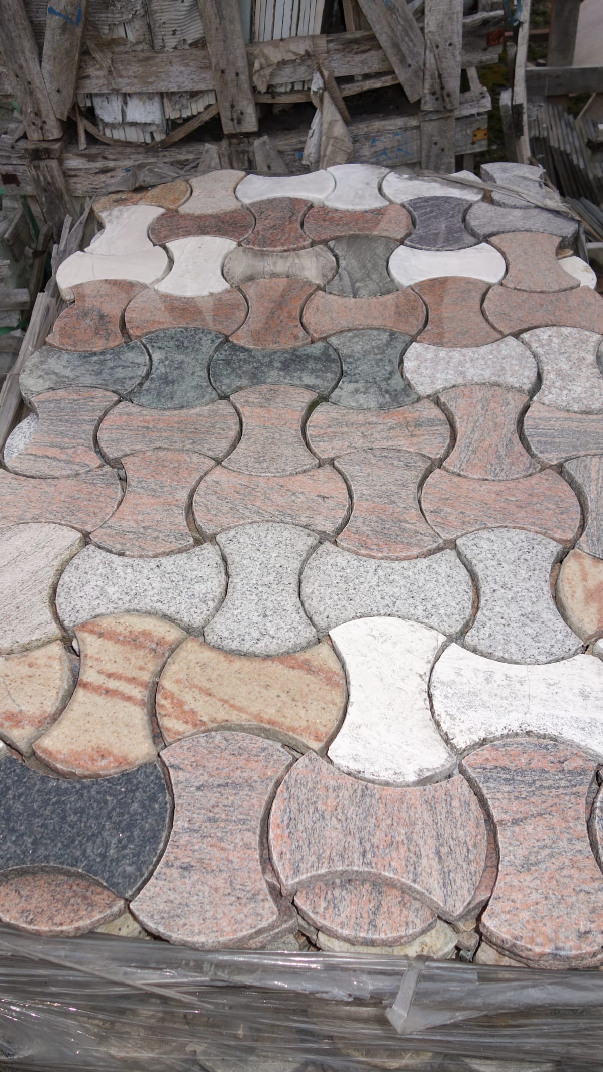 Mozaika, dlažební kostky, zámková dlažba